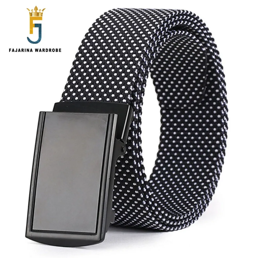 Мужские и женские холщовые ремни FAJARINA полностью подходящие мужские с