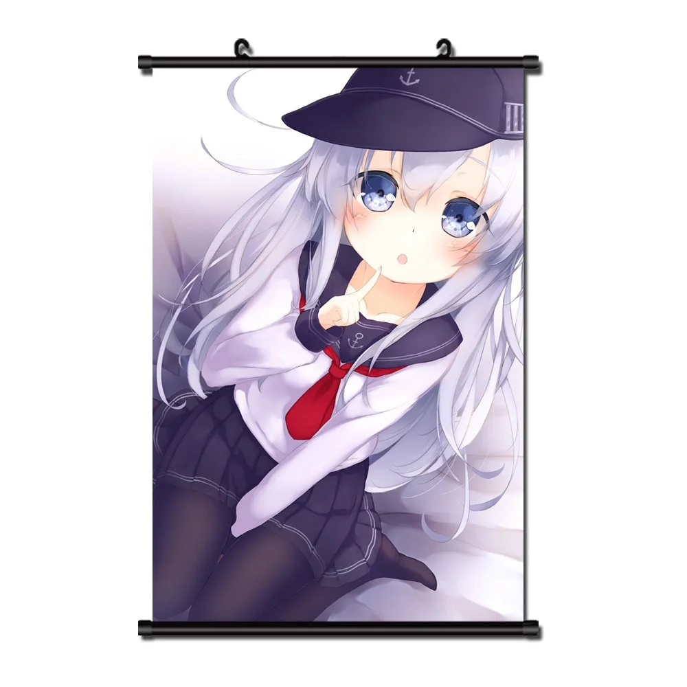 Японское аниме Kantai Collection цветочный плакат на стену 40x60 см|Рисование и