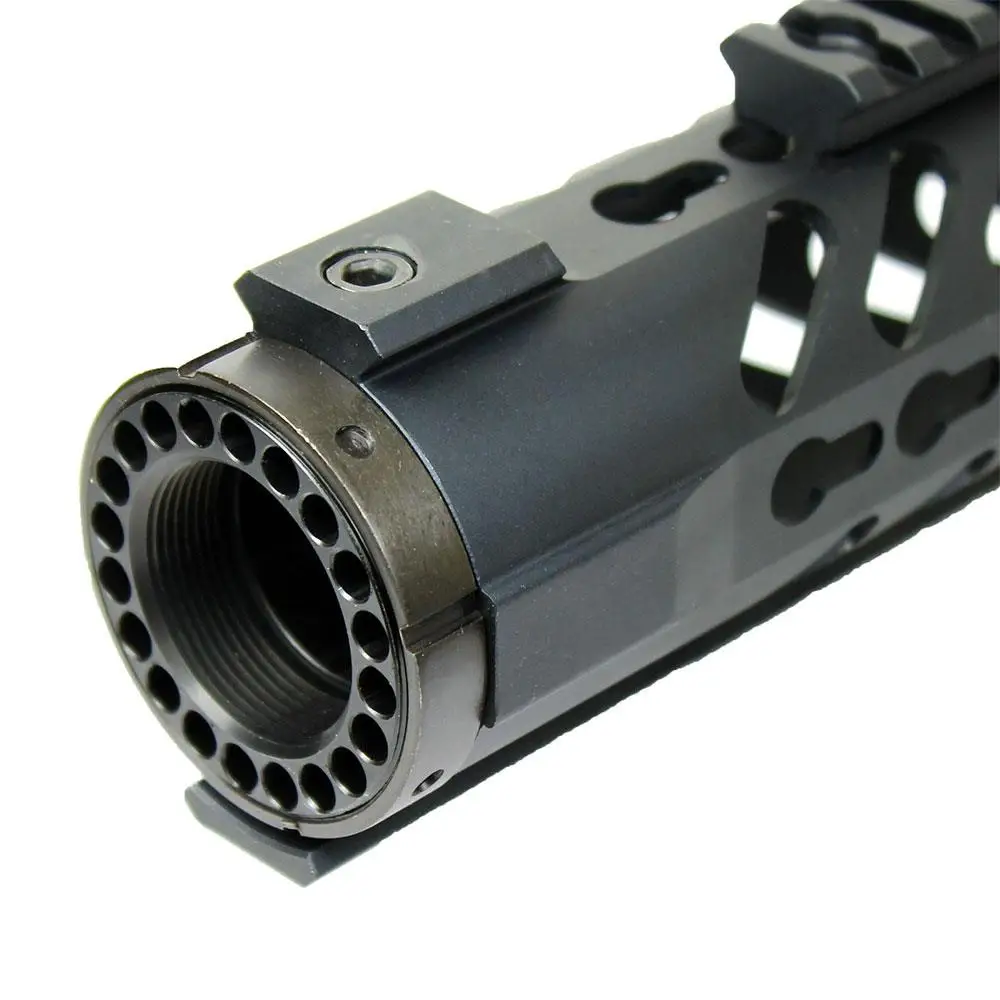 

Magorui 10" inch Keymod Free Float Quad Rail Slim Handguard w/ Additional Rail Sections for Tactical Hunting