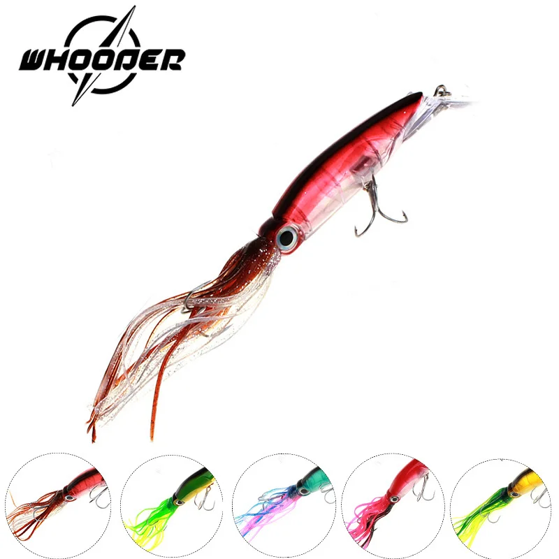 WHOOPER 1 шт. 12 см/31 см 5 цветов рыболовная приманка жесткая Приманка Minnow Crankbait