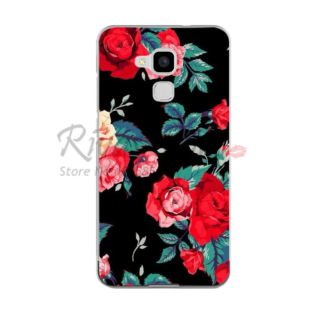 Белый Чехол-накладка для huawei GT3/Honor 7 Lite/huawei GR5 Mini, модный Мягкий Силиконовый ТПУ чехол для телефона для huawei GT3 Fundas 5,2" - Цвет: Белый