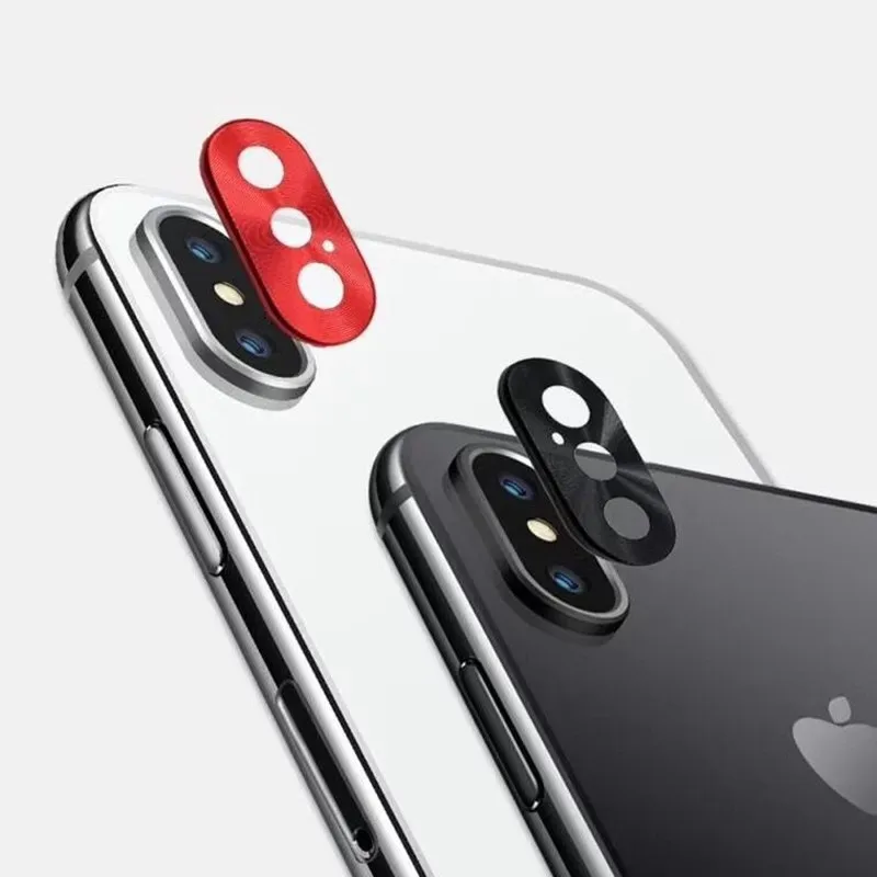Металлический протектор объектива для iphone XS, XR, XS, Max, 7, 8 Plus, X, роскошная защита для камеры, круглый чехол, кольцо, защита Бампера, кольцо