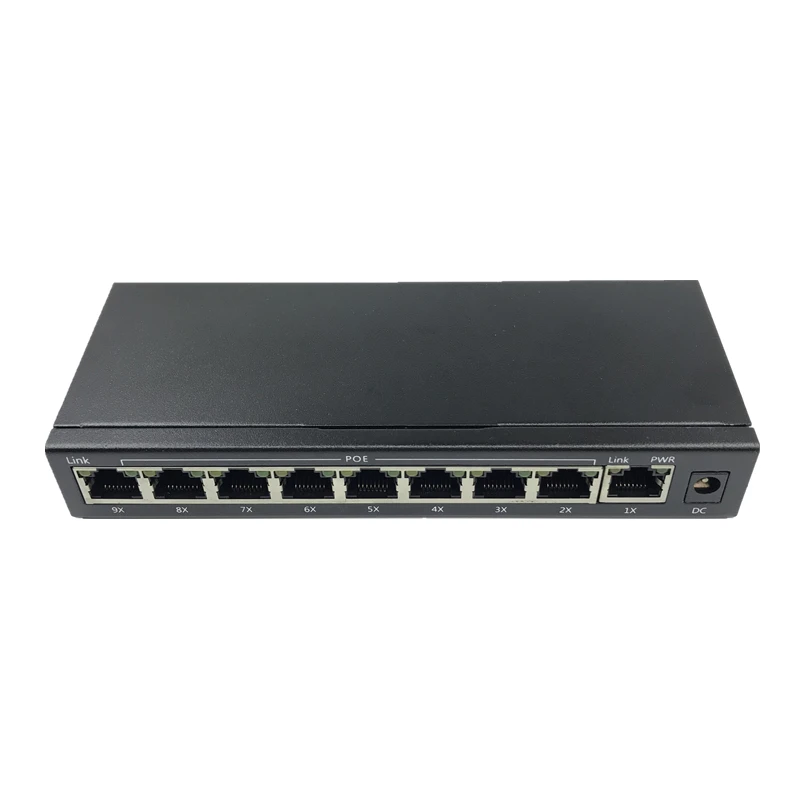 Коммутатор rj45 ANDDEAR-10/100 Мбит/с poe 802.3af 9 15 5 Вт для ip-камер nvr ip telefoon Wi-Fi точка доступа