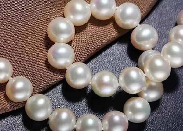 Превосходное подлинное 18 &quot9 10 мм натуральное ожерелье из белого жемчуга ЮЖНОГО