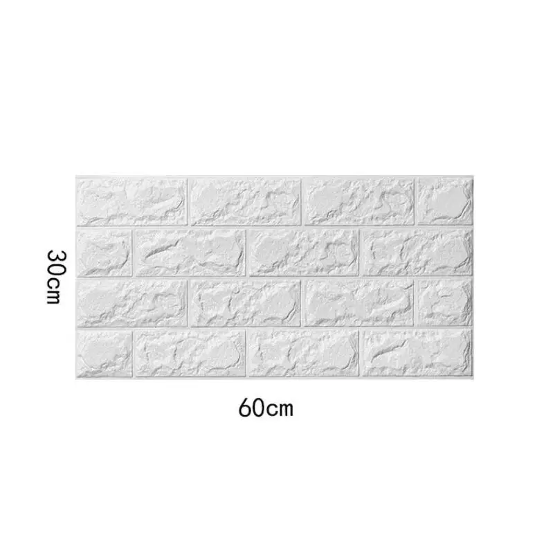 

diy 3d Brick pe Foam Wallpaper Panels Self-adhesive Kids Room Soft Decoration Stickers Waterproof Tile Bricks Wall Papers W109