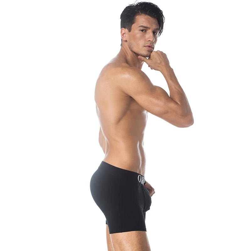 Новинка 2018 Мужское нижнее белье ORLVS Боксеры для мужчин из модала сексуальные