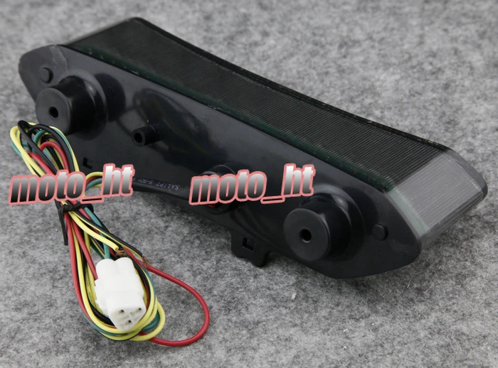 Дым мотоцикл светодиодный задний фонарь интегрированные поворотники для YAMAHA 2002