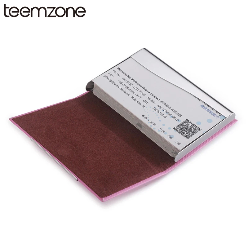 Новое поступление высококачественный кожаный держатель для кредитных карт из