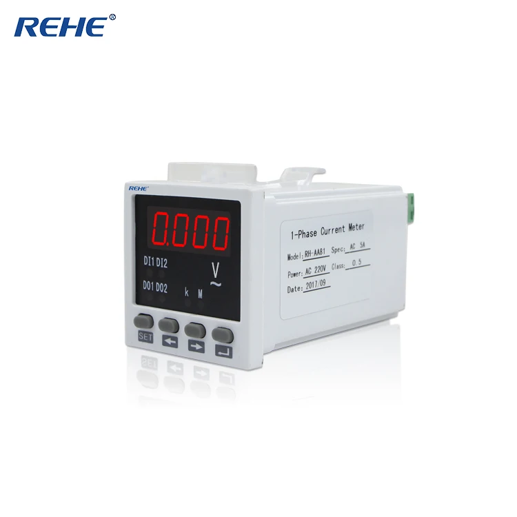 REHE AC RH AV81 48*48 мм высококачественный цифровой однофазный вольтметр светодиодный