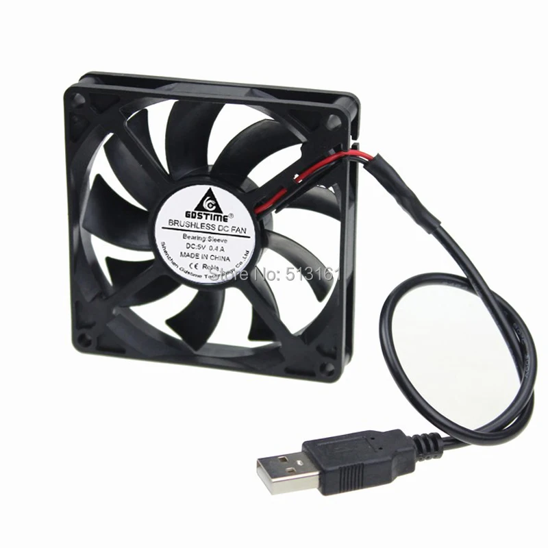 

Gdstime 8015 5V USB Connector 8cm 80mm 80x80x15mm DC Cooling Fan Cooler