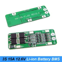 new 3s 15a li ion lithium battery 18650 charger protection board pcb bms12 6v cell charging protecting module for electric tools