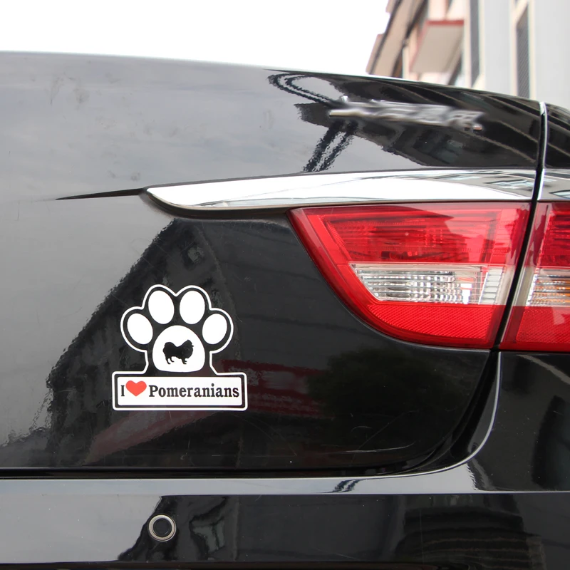 

BEMOST Car Styling Animals Pets Dogs Car Decals "I Love Pomeranian" Car Stickers Decorative Auto Accessories Free Shipping