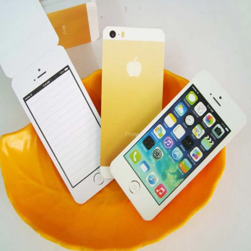 Kawaii креативные офисные принадлежности для Iphone удобные блокноты Бумажные Клейкие