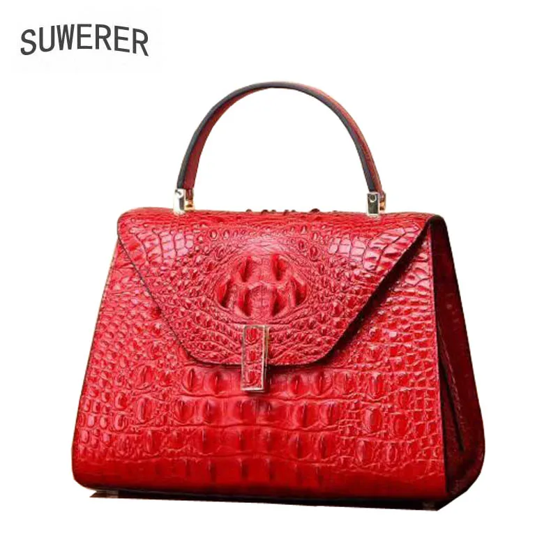 SUWERER2018 Новая роскошная модная Высококачественная кожаная сумка на плечо с узором