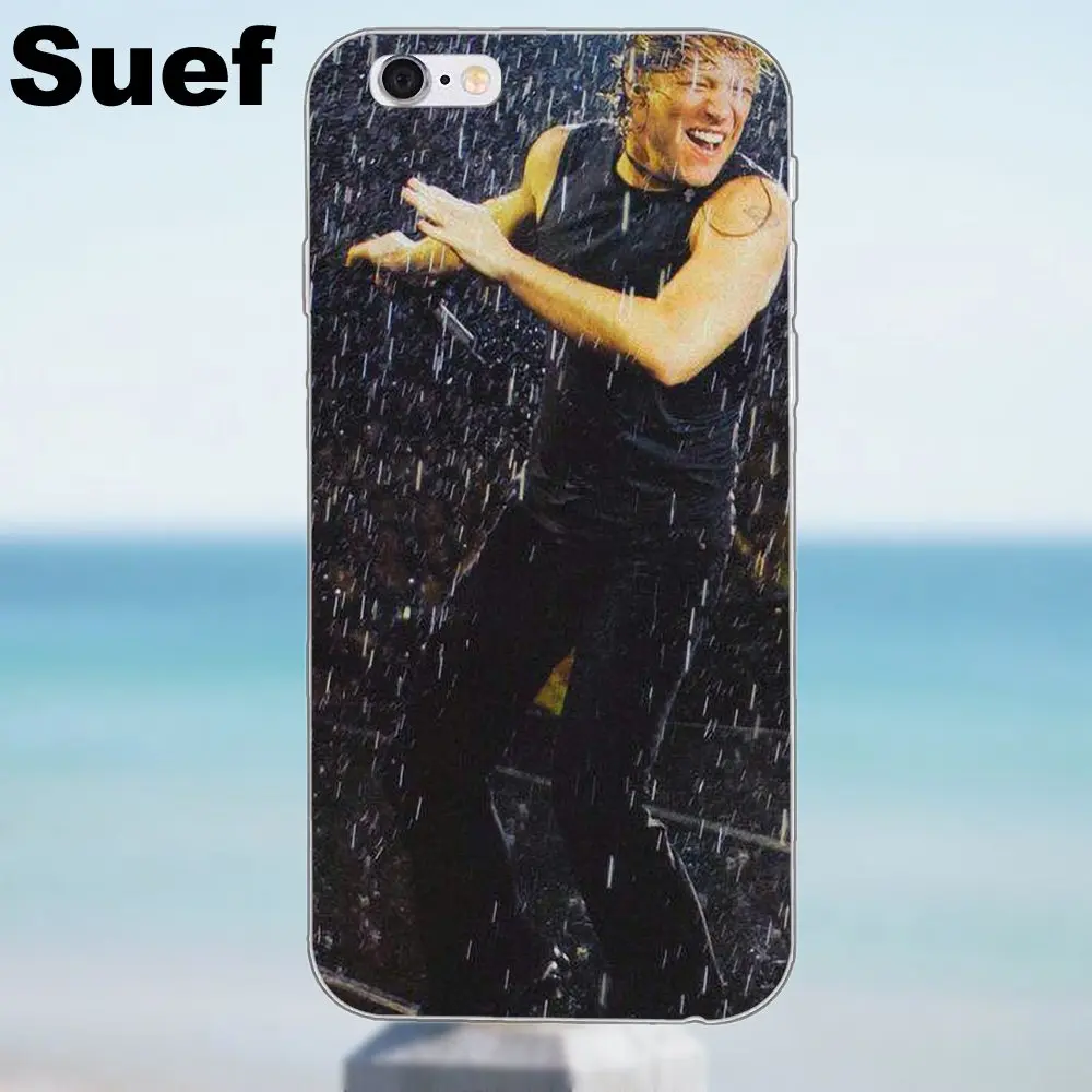 Suef популярный мягкий чехол Jon Bon Jovi для iPhone 4 4S 5 5S 5C SE 6 6S 7 8 Plus X Galaxy J1 J3 J5 J7 A3 A5 2016 2017 |