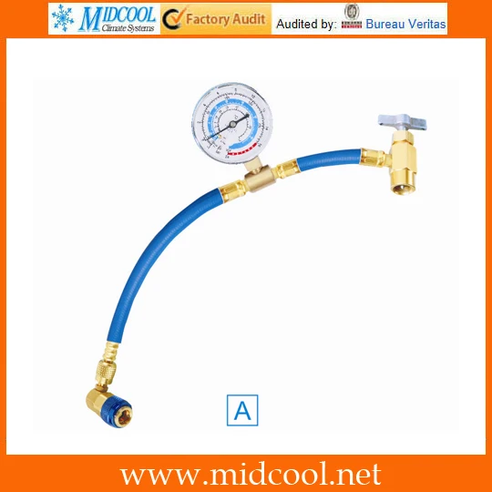 Заправочный шланг Freon с манометром 1028A|hose| |
