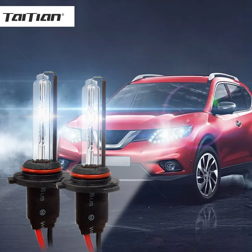 Taitian 2 шт. 35 Вт H1 H7 Canbus H11 9005 9006 желтый 3000 К фар 4300 лампы 6000 Ксеноновые комплект