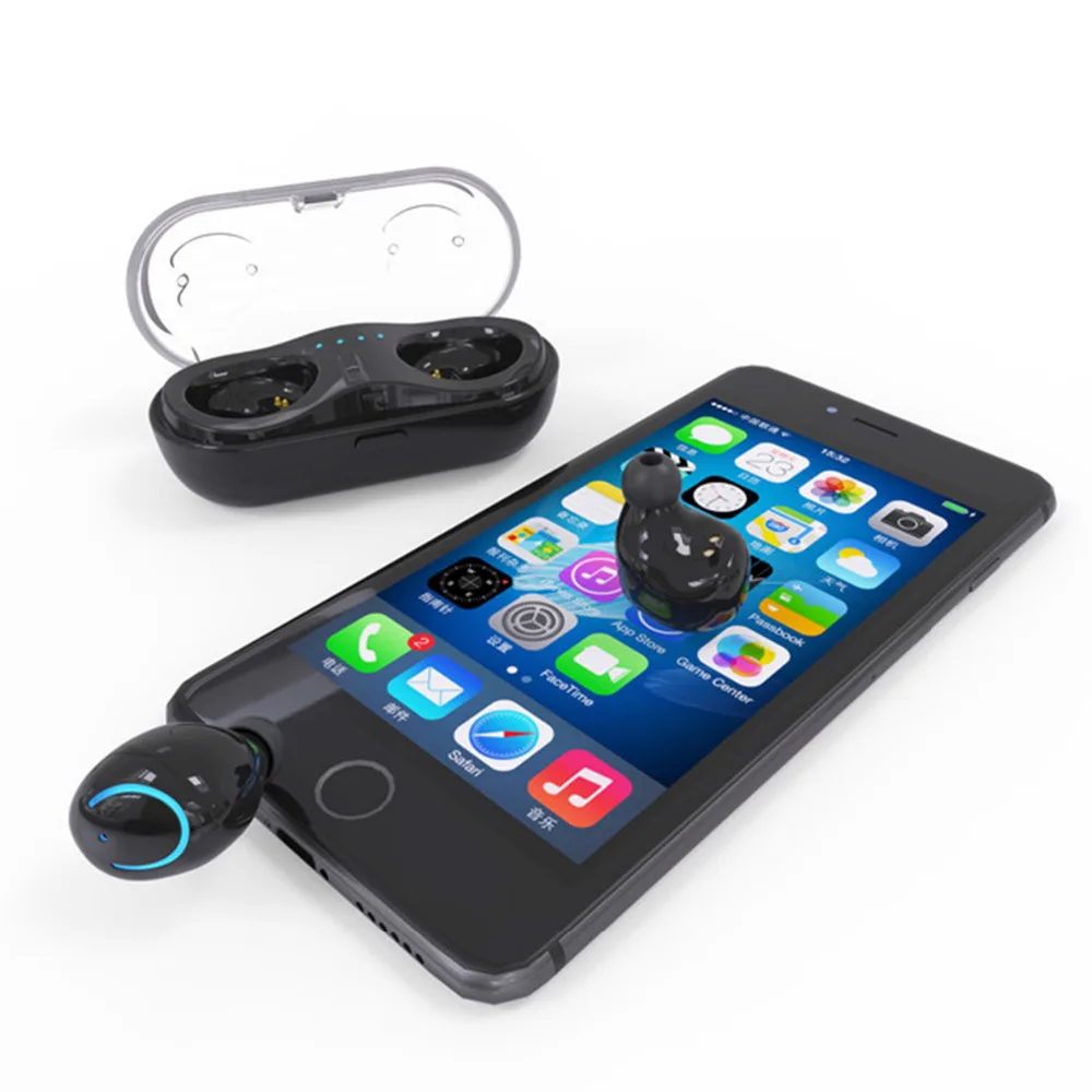 Leegoal Q18 TWS Wireless Bluetooth Earphone Earbuds Headset HiFi Bass with Mic Charging Box Earphones For IOS Android | Электроника
