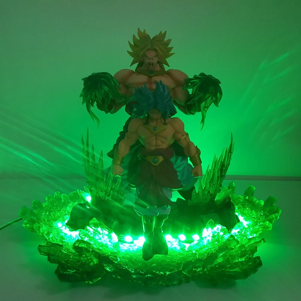 Dragon Ball Super Lampara Broly светодиодный ночник Dragon Ball Z Broly Led Evolution Scene dbz лампа для рождественского подарка