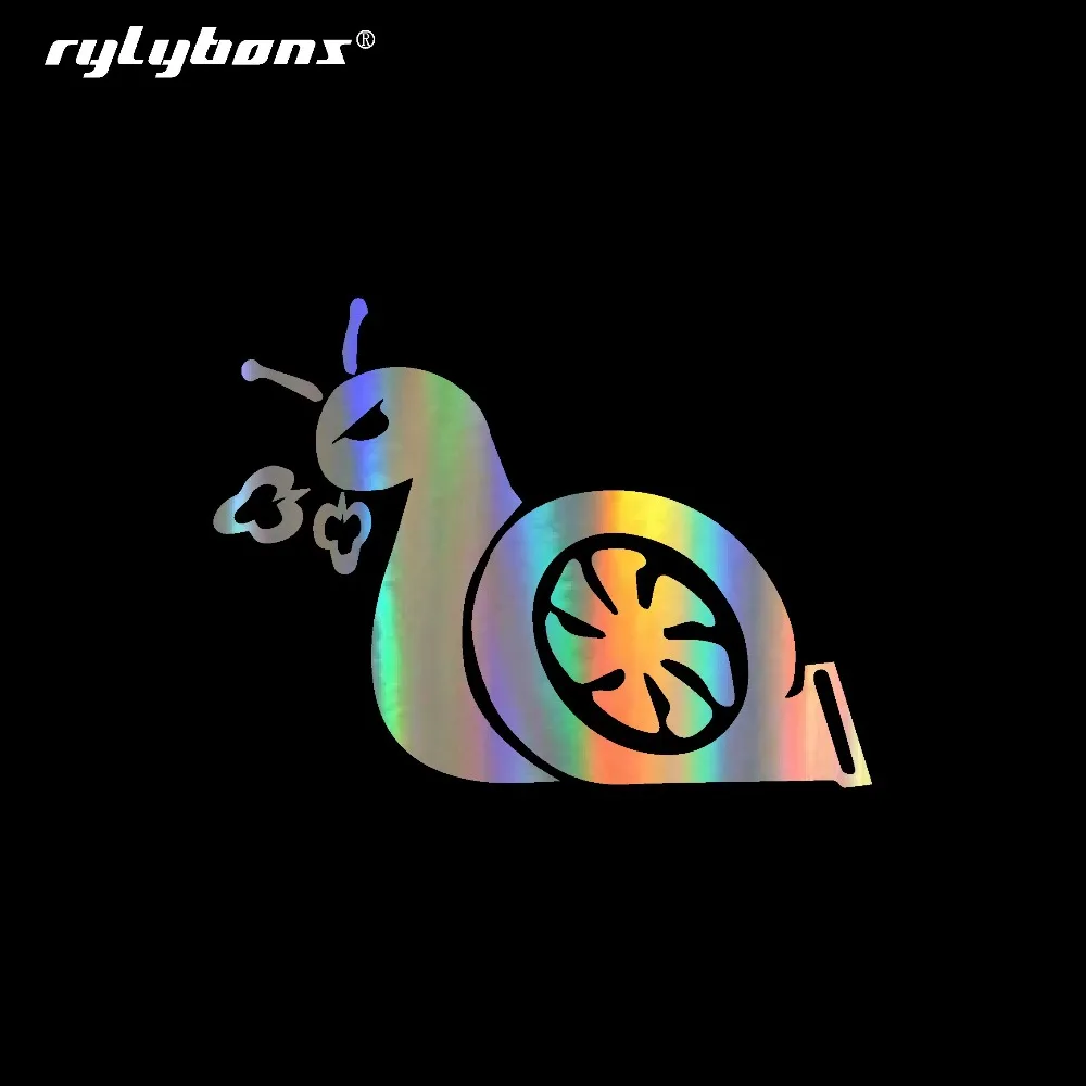 Rylybons хвост Улитка Забавный мультфильм наклейки для автомобиля двери кузова окна