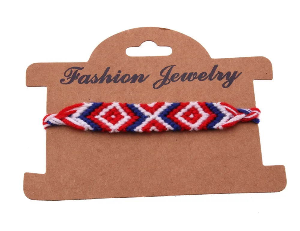 Многострунный красочный тканый браслет дружбы boho шикарный короткий X призматическая вышивка нить Плетеный моющийся wayuu браслет ее