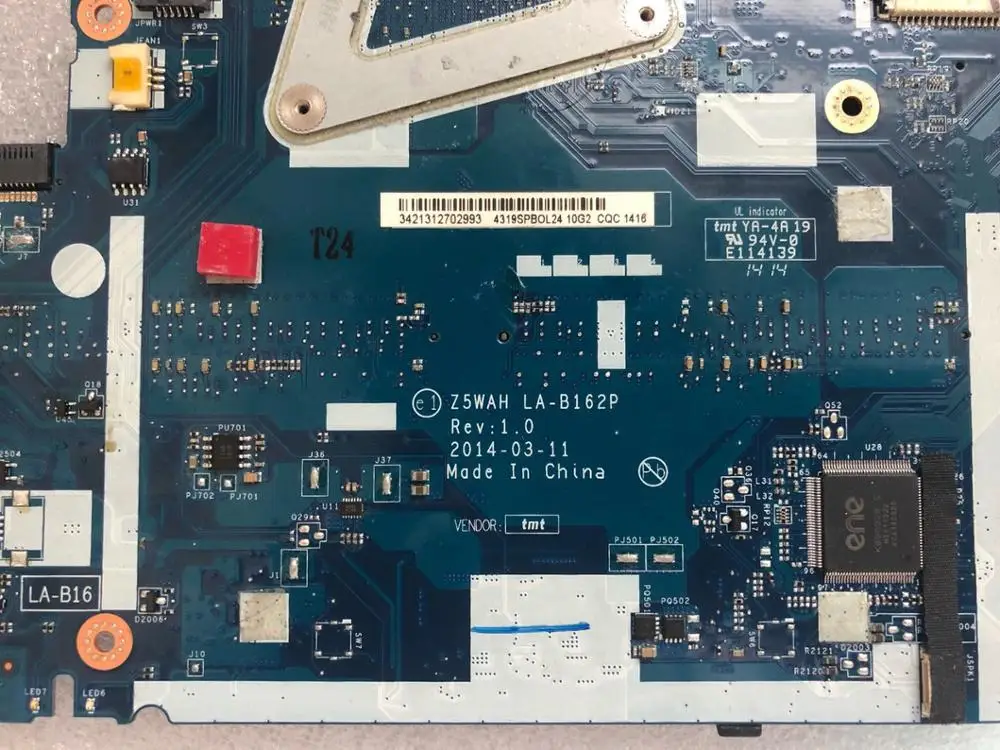 Материнская плата Z5WAH LA-B162P NBMLC11004 NB. i5-4210U MLC11.004 для ноутбука ACER Aspire материнская NVIDIA