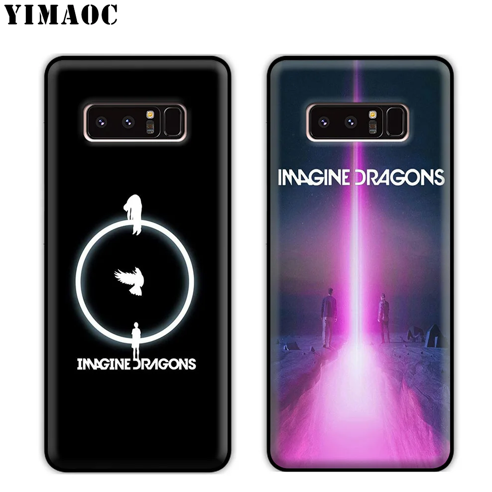 YIMAOC Imagine Dragons Rock Soft Silicone Case for Samsung Galaxy Note 10 Plus 9 8 A9 A8 A6 2018 A5 A3 2017 2016 |