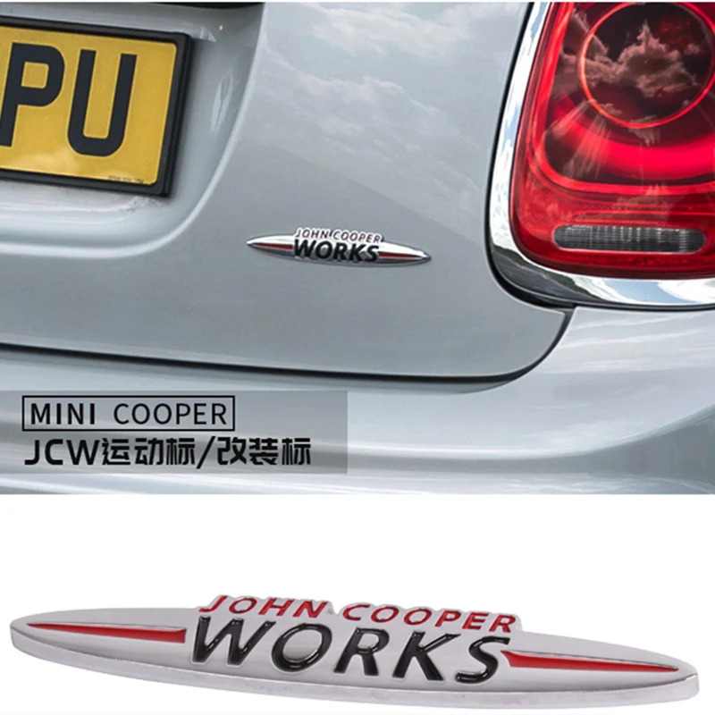 JCW 3D Декоративные наклейки аксессуары для модификации BMW MINI Cooper S John Works R50 R52 R53 R55 R56
