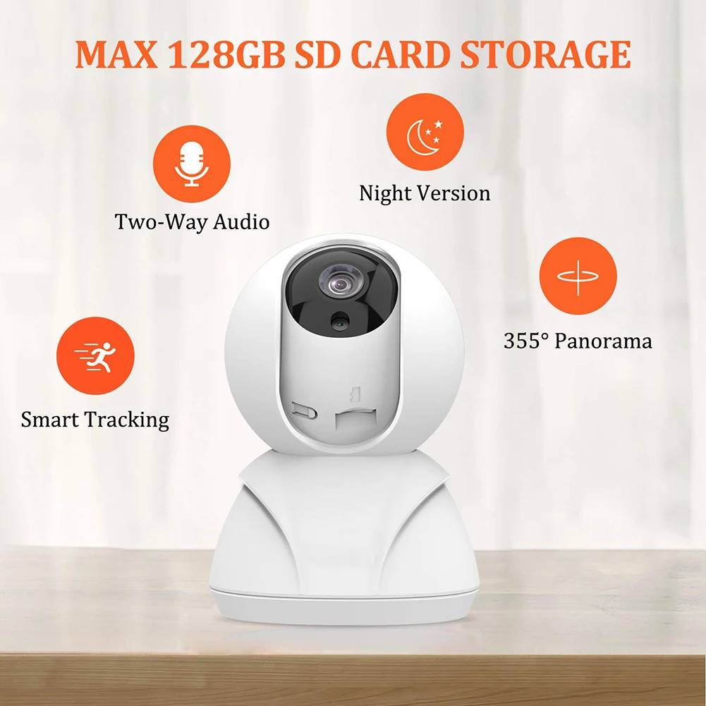 1080P full HD Беспроводная PTZ IP камера ИК ночное видение Домашняя безопасность