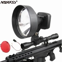 67 12v 35w hid scope mounted spotlight 3500lm rifle mounted spotlight adjustable spot floor weapons lights super brightness