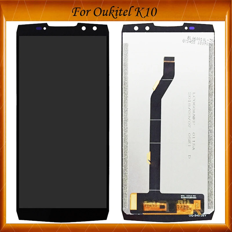 100% хорошо работает для Oukitel K10 ЖК дисплей + дигитайзер сенсорного экрана в сборе