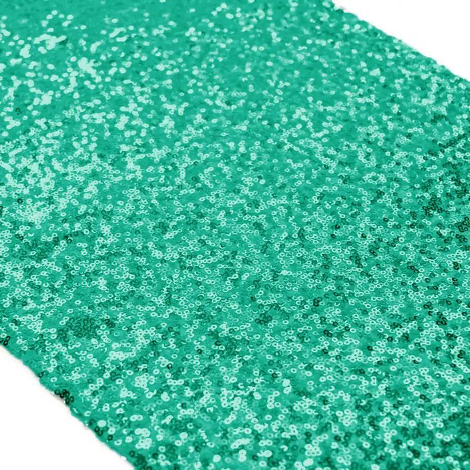 Green ShinyBeauty 12x96 дюймов розовое золото блесток настольная дорожка для мероприятий/вечерние/Банкеты/Рождество свадебный стол Decoraiton - Цвет: Green