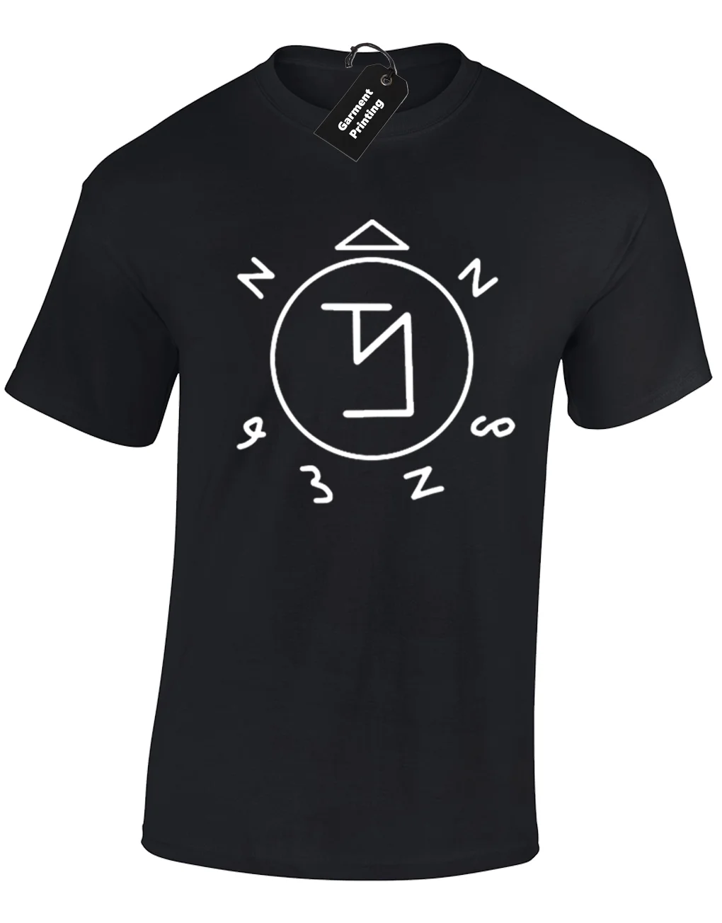 Ангел прогоняя SIGIL Мужская футболка Сверхъестественное Топ Винчестер Кастиэль
