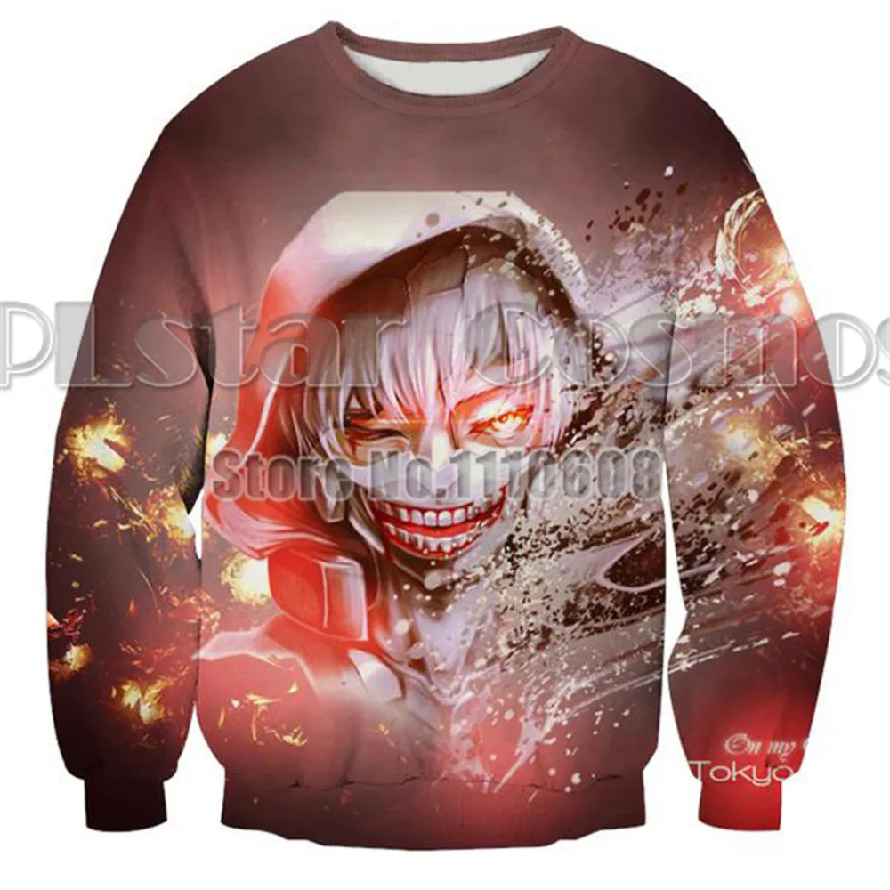 Толстовка PLstar Cosmos с капюшоном в стиле Харадзюку Токийский Гуль худи тонкий