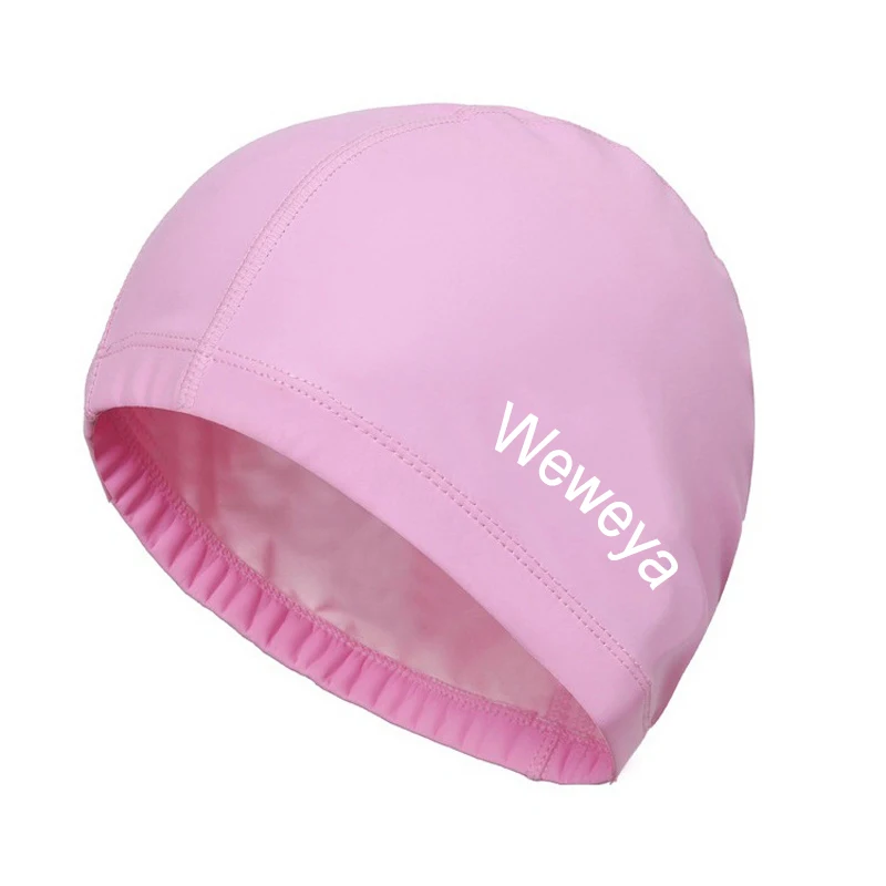 Водонепроницаемая шапочка для плавания унисекс с длинными волосами из