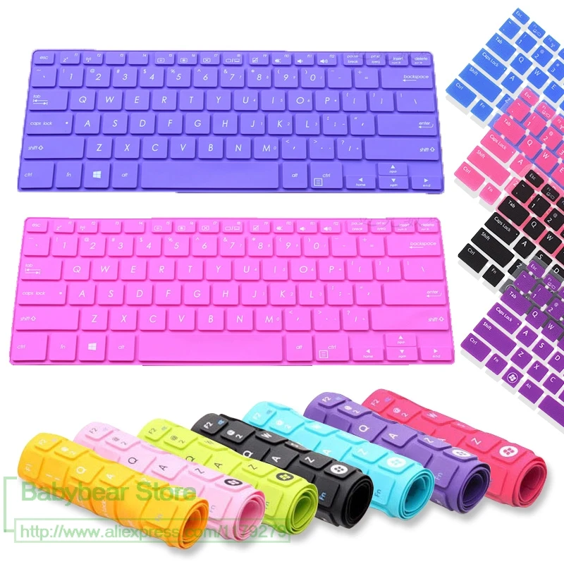 Силиконовый чехол для клавиатуры ноутбука Asus PU450 M500 PRO450 BU400E BU400A BU400 PU451 PU401 14