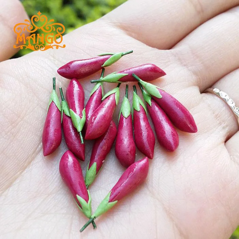 10 шт./лот, миниатюрный кукольный домик 1: 12, Овощная пища для кукол, Пластиковая форма, пищевая глина, овощи для кукол Blyth, домик для девочек, игрушка