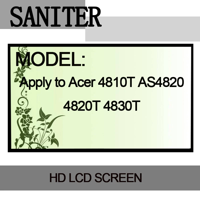 Ультратонкий 14-дюймовый ЖК-экран для ноутбука Acer 4810T AS4820 4820T 4830T | Компьютеры и офис