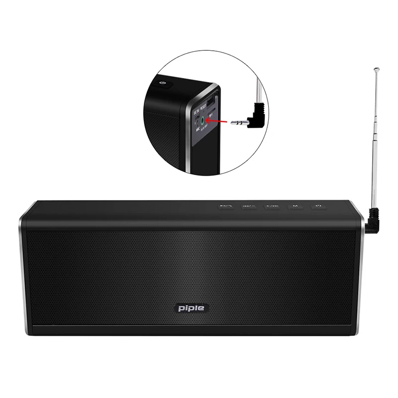 20 Вт Bluetooth динамик 4400 мАч Внешний аккумулятор портативный супер бас беспроводной