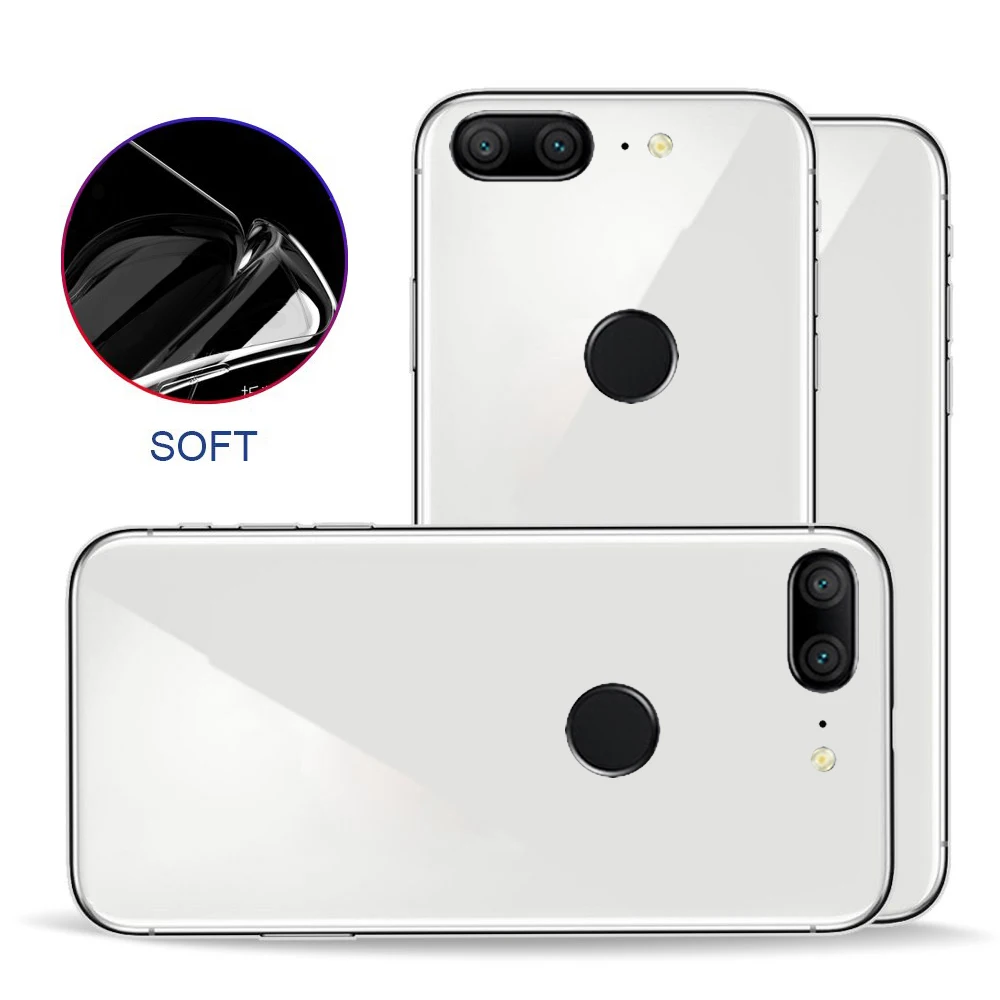 Прозрачный мягкий чехол для Huawei NOVA LITE2 Ультратонкий силиконовый