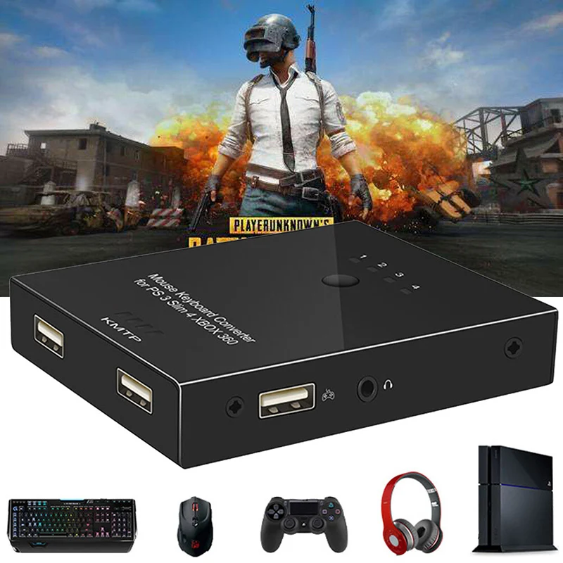 Конвертер Larryjoe для мыши и клавиатуры адаптер PS4/PS4 PRO/PS4 Slim/ PS3/PS3 XBOX ONE/ 360/ Switch