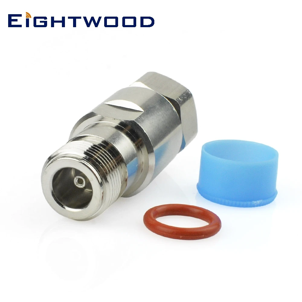 Eightwood N хомут Джек Женский RF коаксиальный разъем адаптер для гофрированной меди 1/2