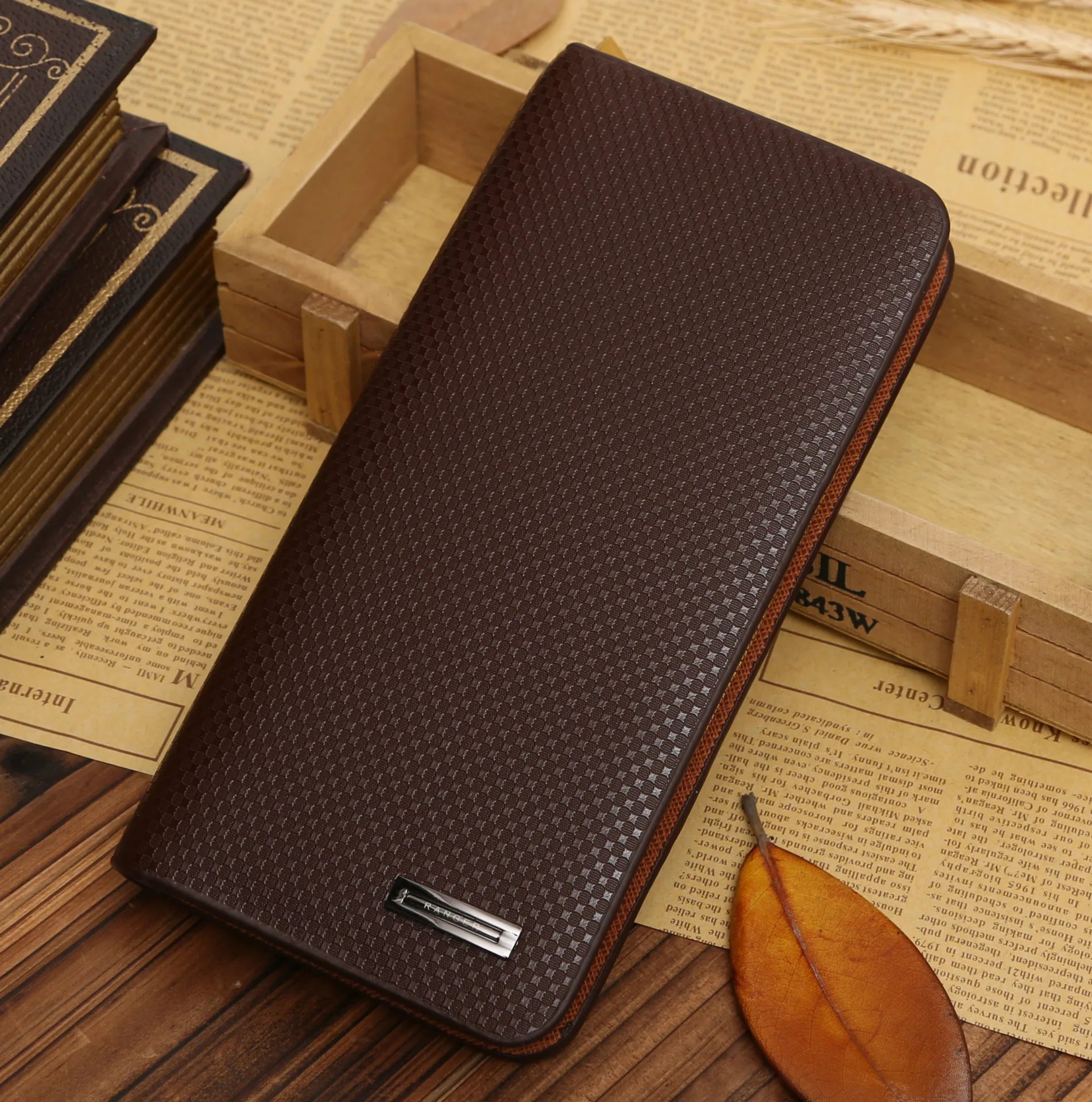 JINBAOLAI Men Wallet Clutch PU Leather Male With Long Design Credit Card Purse Cell Phone Wallets Bags Carteira | Багаж и сумки