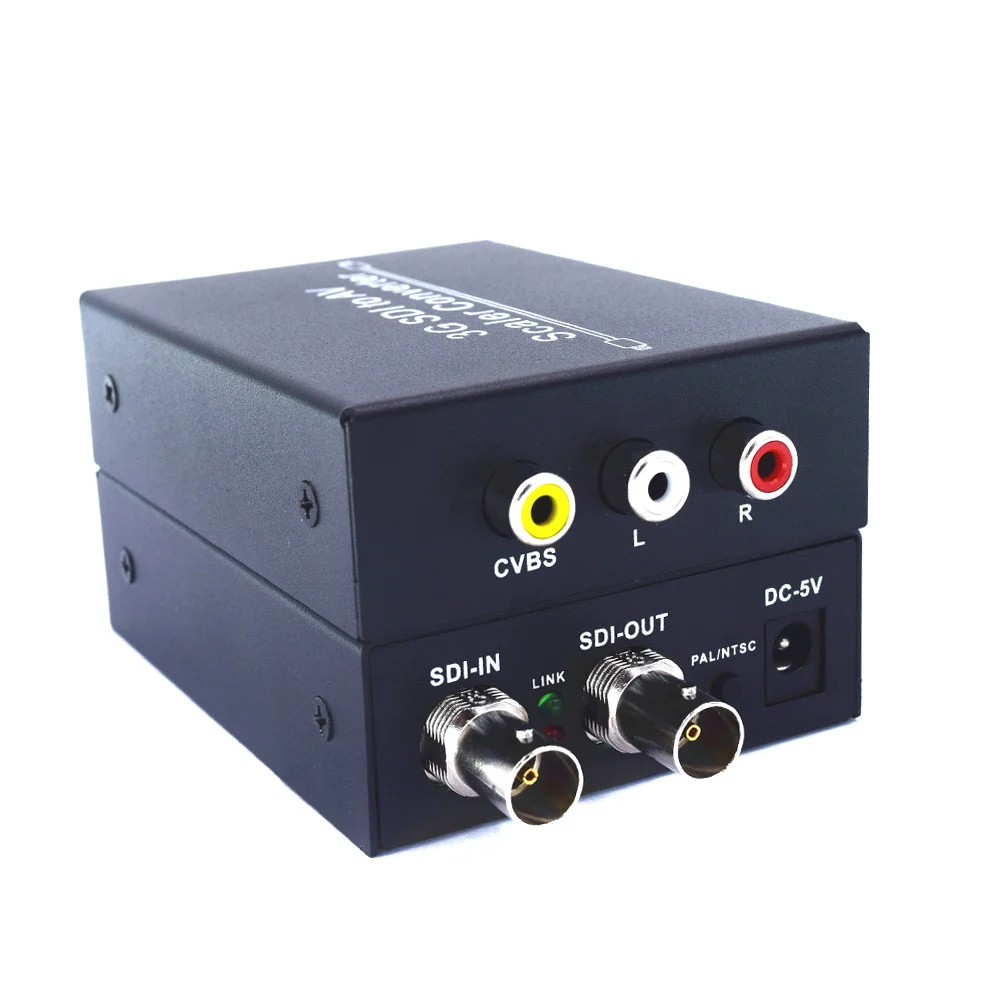 Высокое Качество 3G SDI к 3-RCA AV скейлер конвертер адаптер SD-SDI HD-SDI 3G-SDI 2 97 Гбит/с |