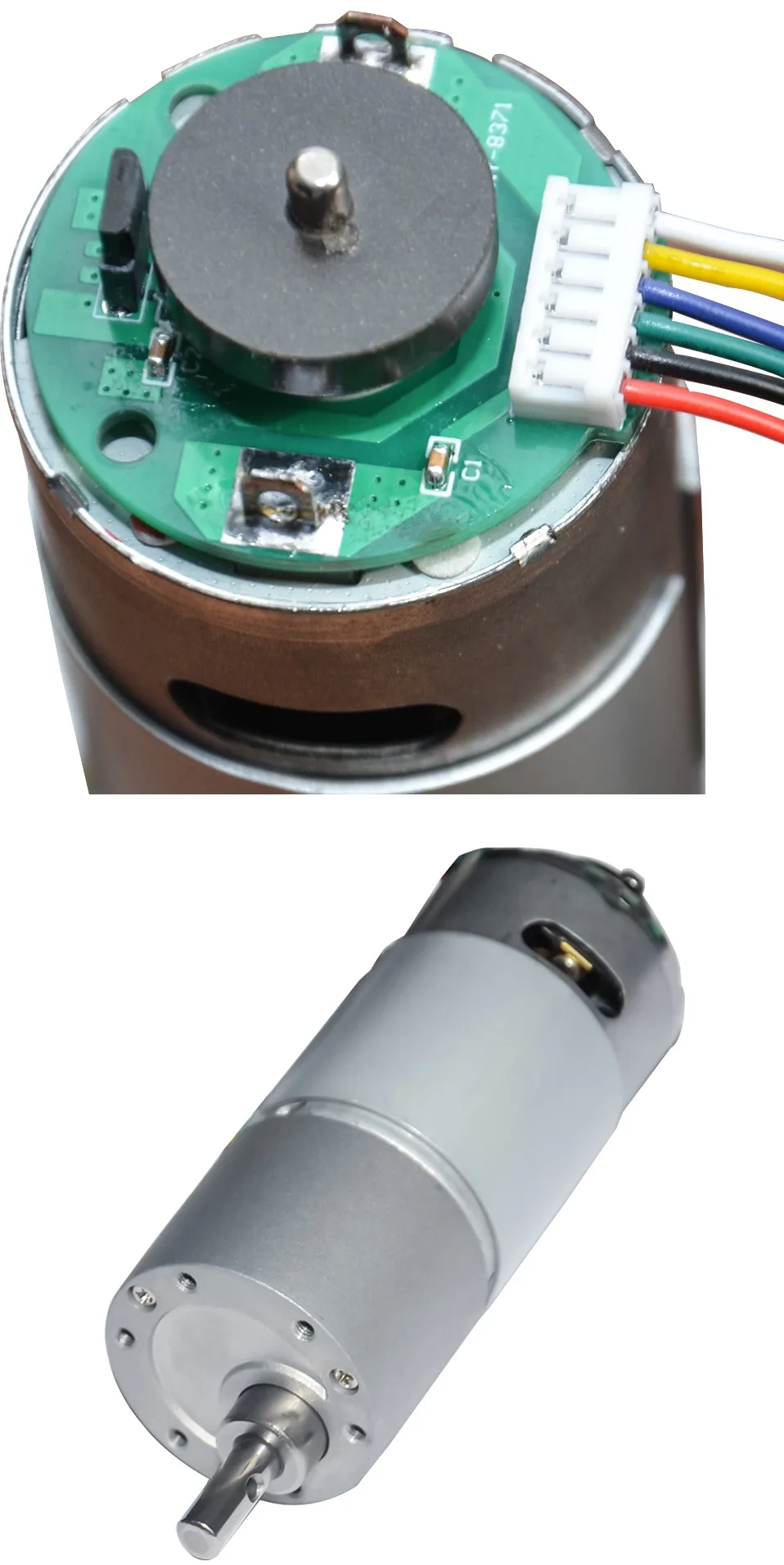 37GB555H DC Шестерни Мотор 12V 24V 10/18/30/55/85/120/170/280/500/900 об/мин двусторонний Регулируемый DC Шестерни двигатель с датчиком для "сделай сам"