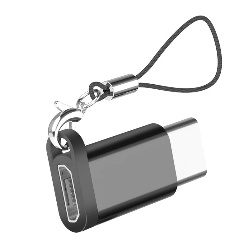 Адаптер типа C Micro USB в USB-C конвертер с брелком для Samsung HTC MacBook JLRL88 | Мобильные
