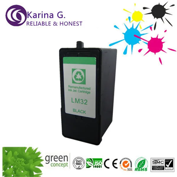 

2X Восстановленный чернильный картридж для LM32 18C0032 костюм для Lexmark P6250, Z800 P915 Z812 Z818 P4350 X5200 X7170 X7350 X8350 X5250