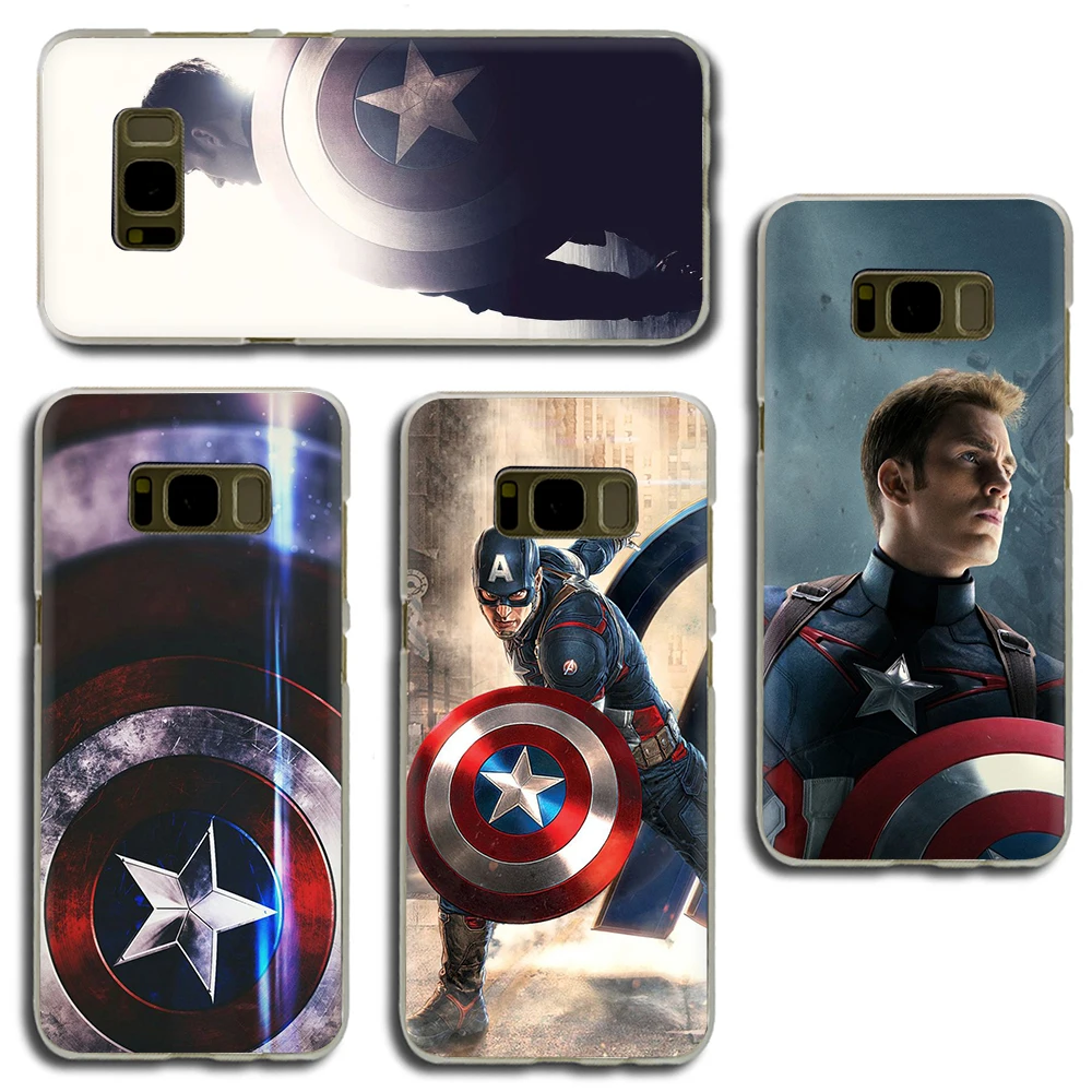 Жесткий чехол для телефона Marvel Captain America Iron Man Heroes Samsung Galaxy S6 7 Edge S8 9 Plus S10 E Note8 M10 20 30 |