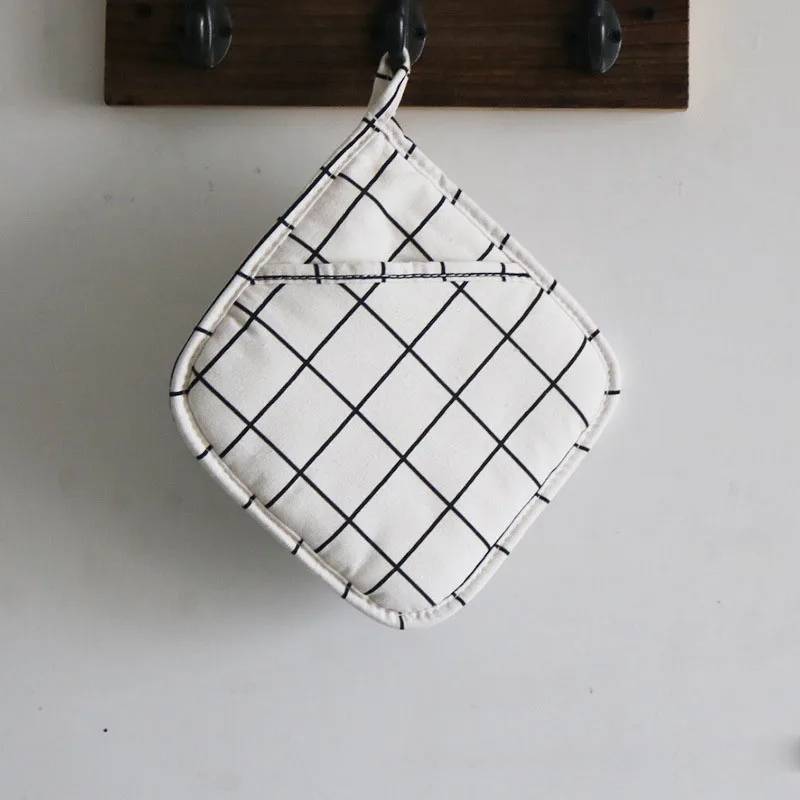 1 пара хлопковые изоляционные рукавицы для духовки кухонные перчатки