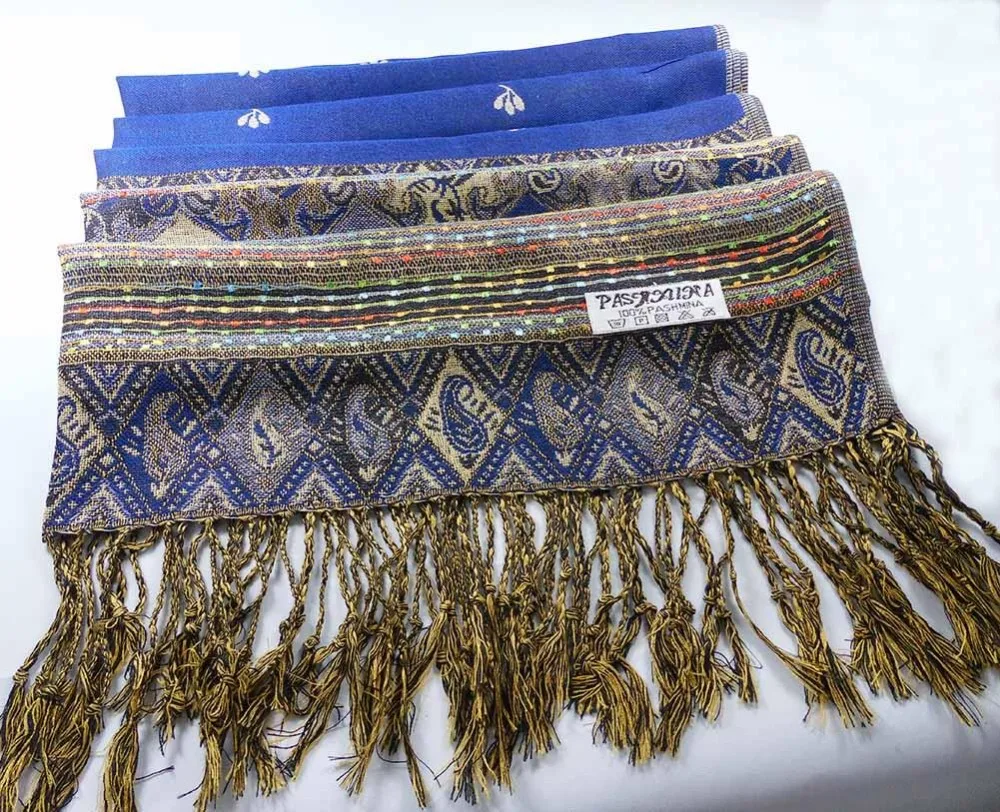 Зимний теплый шарф модные шарфы с национальным принтом женские большого размера